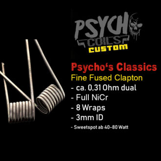 Fine Fused Claptons Handmade Coils