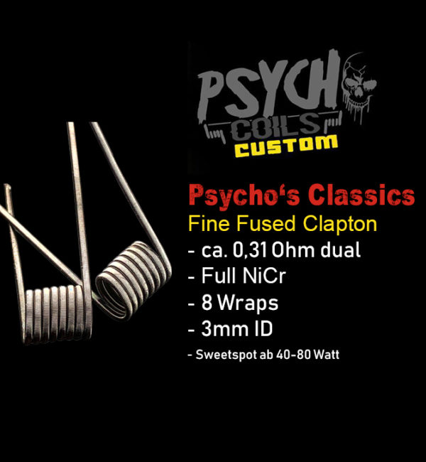 Fine Fused Claptons Handmade Coils