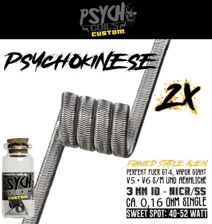 Psychokinese – Framed Staple Alien VG V5S + V6 2020