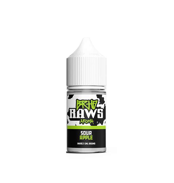 BAREHEAD Raws – Aroma Sour Apple 5ml Longfill