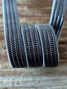 Handmade Coils von Psycho Coils - multicore SFC (Staggered Fused Clapton Coil)